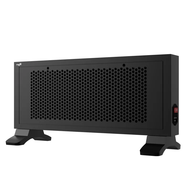 Черный портативный дальний инфракрасный графен нагреватель