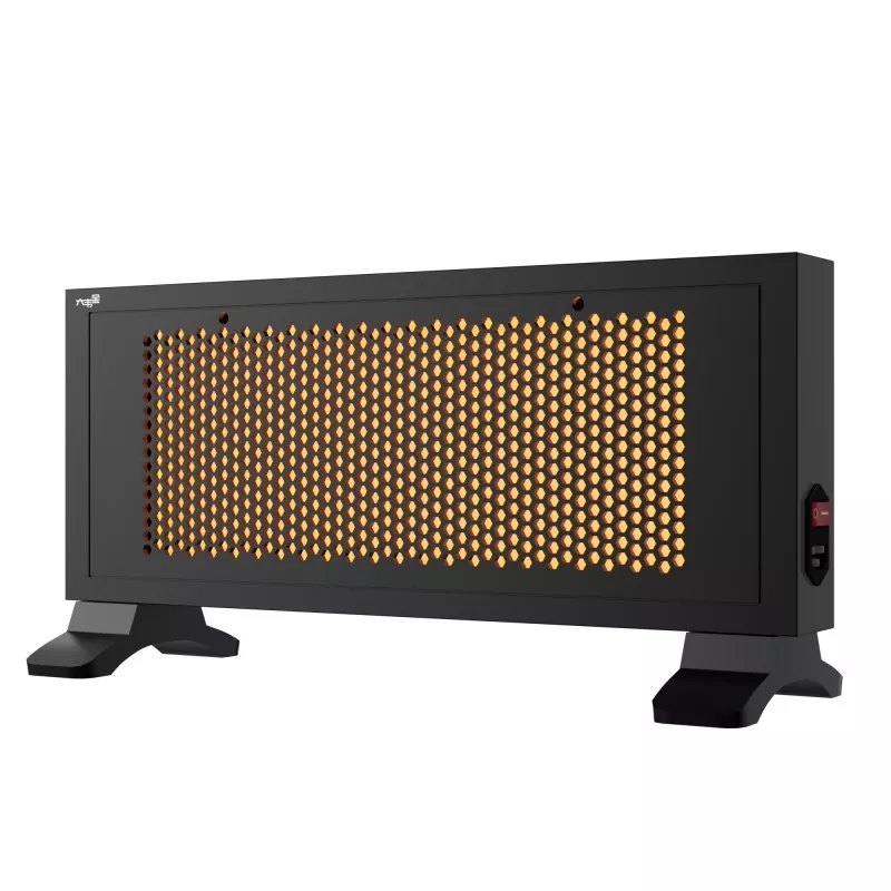 Черный портативный дальний инфракрасный графен нагреватель