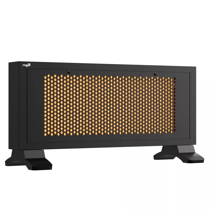 Черный портативный дальний инфракрасный графен нагреватель