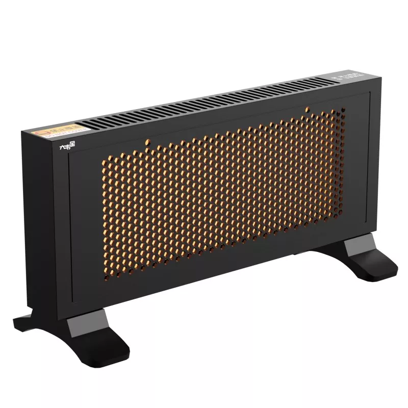 Черный портативный дальний инфракрасный графен нагреватель