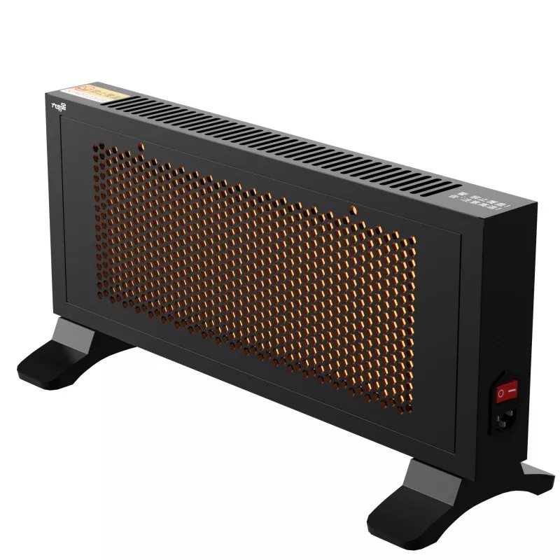 Черный портативный дальний инфракрасный графен нагреватель